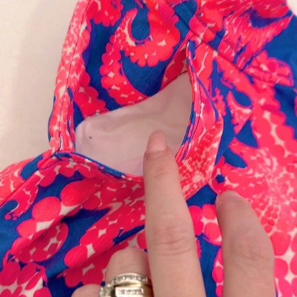 LILLY PULITZER Nicki Skort Ikat Blue Ocean Small NEW Sz 2 RARE!